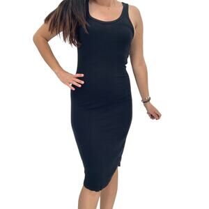 HOUSE OF HARLOW 1960 Sheath Dress Size M Black Back Cutout NEW Sleeveless